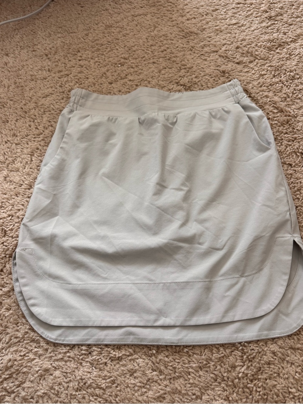 Athleta Light Gray A-Line Athletic Skort